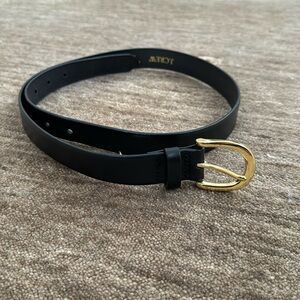 J. Crew Classic Leather Belt Sz M